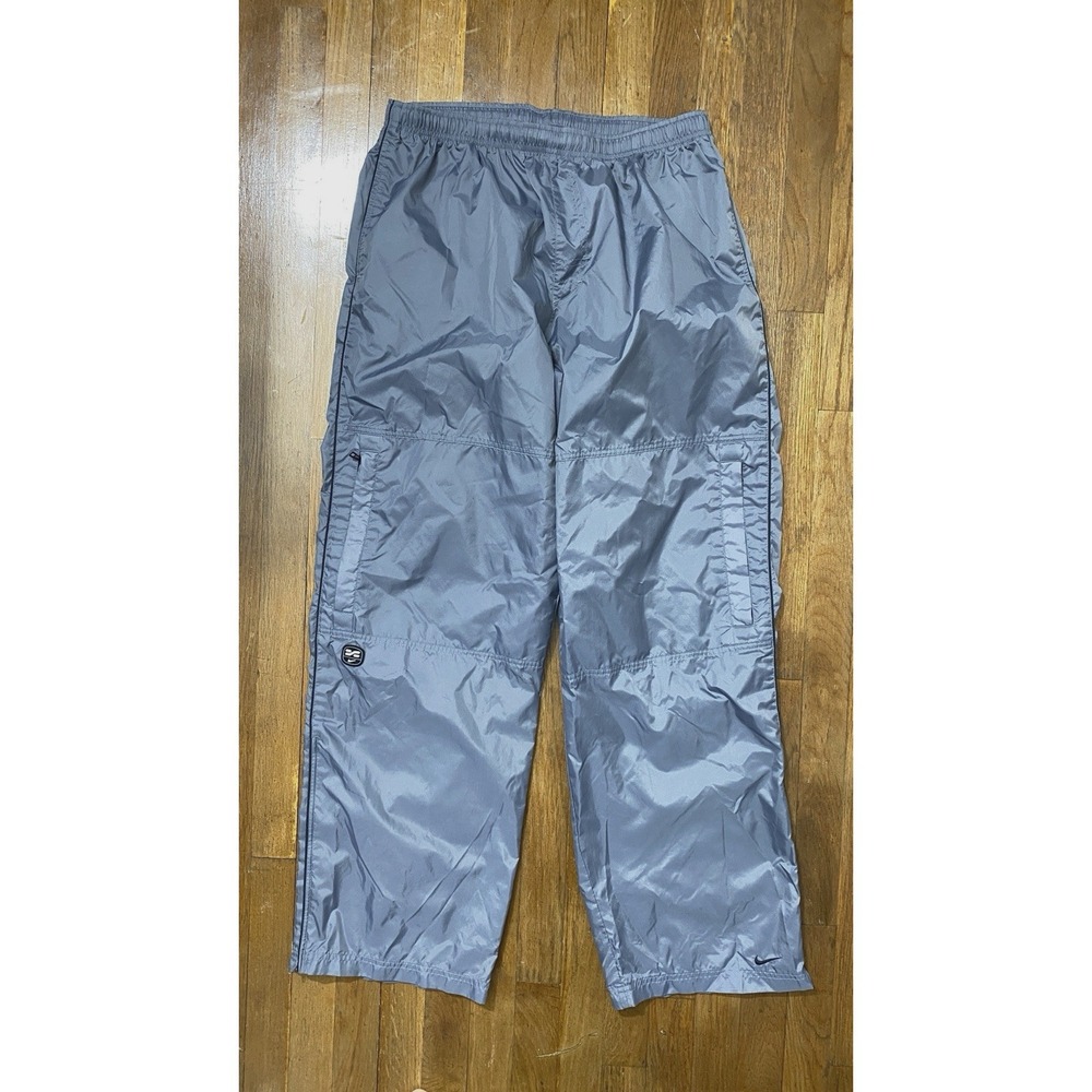 Vtg Y2K Nike "Cross Training" Windbreaker Joggers Zip Pockets Zip Ankle Size XL
